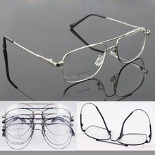 Load image into Gallery viewer, Memory Titanium Flexible Full flex Large Size &amp; Small size Aviation Optical Eyeglass Frame For sunglasses Spectacles Eyewear Rx