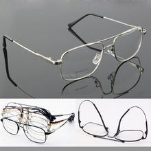 Load image into Gallery viewer, Memory Titanium Flexible Full flex Large Size &amp; Small size Aviation Optical Eyeglass Frame For sunglasses Spectacles Eyewear Rx