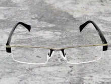 Load image into Gallery viewer, Men 12 Layers Coated Titanium Alloy Half Frame Reading Glasses +0.75 +1 +1.25 +1.5 +1.75 +2 +2.25 +2.5 +2.75 +3 +3.25 +3.5 +4