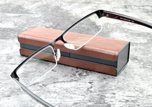 Load image into Gallery viewer, Men 12 Layers Coated Titanium Alloy Half Frame Reading Glasses +0.75 +1 +1.25 +1.5 +1.75 +2 +2.25 +2.5 +2.75 +3 +3.25 +3.5 +4