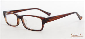 Men Acetate Rectangle Spectacles Prescription Eyeglass Frames For Rx Lenses