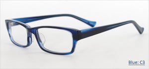 Men Acetate Rectangle Spectacles Prescription Eyeglass Frames For Rx Lenses