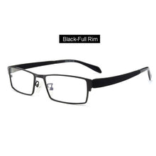 Load image into Gallery viewer, Men Alloy Eyeglasses Frame for Men Eyewear Flexible Temples Legs IP Electroplating Alloy Material,4 Styles,4 Colors