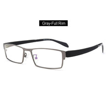 Load image into Gallery viewer, Men Alloy Eyeglasses Frame for Men Eyewear Flexible Temples Legs IP Electroplating Alloy Material,4 Styles,4 Colors