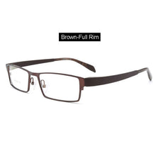 Load image into Gallery viewer, Men Alloy Eyeglasses Frame for Men Eyewear Flexible Temples Legs IP Electroplating Alloy Material,4 Styles,4 Colors