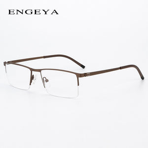 Men Alloy Glasses Frame Clear  Myopia Optical Computer Transparent Spectacles Glasses Male 6 Colors High Quality #8047