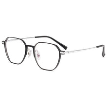 Load image into Gallery viewer, Men And Women Aluminum-Magnesium Polygonal Glasses Frame Ultra-Light Full-Frame Pure Titanium Prescription Glasses Frame 5052