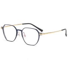 Load image into Gallery viewer, Men And Women Aluminum-Magnesium Polygonal Glasses Frame Ultra-Light Full-Frame Pure Titanium Prescription Glasses Frame 5052