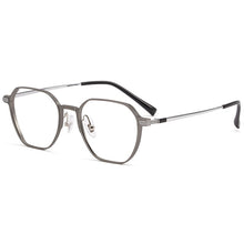 Load image into Gallery viewer, Men And Women Aluminum-Magnesium Polygonal Glasses Frame Ultra-Light Full-Frame Pure Titanium Prescription Glasses Frame 5052