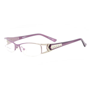 Men And  Women Metal Half Rim Prescription Eyeglasses Frame Oculos De Grau Glasses Degree For Optical Lenses Myopia