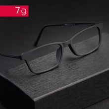 Load image into Gallery viewer, Men And Women Pure Titanium TR90 Spectacles Frames Myopia Glasses Ultra Light Comfortable Full Frame Square Optical Eyewear 8802