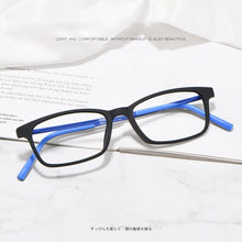 Load image into Gallery viewer, Men And Women Pure Titanium TR90 Spectacles Frames Myopia Glasses Ultra Light Comfortable Full Frame Square Optical Eyewear 8802