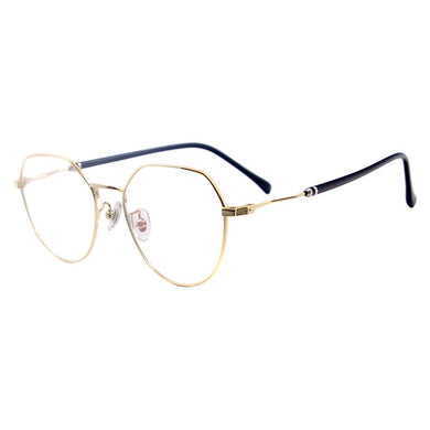 Men And Women Retro Eyeglasses Metal Round Vintage Small Glasses Frame For Prescription Lenses
