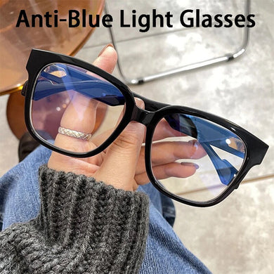 Men Anti-blue Light Glasses Frame Women Vintage Large Square computer Eye glasses Blocking Blue-Ray Oversized Spectacles Frames