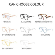 Load image into Gallery viewer, Men Anti-blue Light Glasses Frame Women Vintage Large Square computer Eye glasses Blocking Blue-Ray Oversized Spectacles Frames