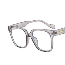 Load image into Gallery viewer, Men Anti-blue Light Glasses Frame Women Vintage Large Square computer Eye glasses Blocking Blue-Ray Oversized Spectacles Frames