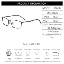 Load image into Gallery viewer, Men Business Titanium Alloy Optical Full Rim Glasses Frame S6606 For Male&#39;s Prescription Spectacles Eyeglasses Frames