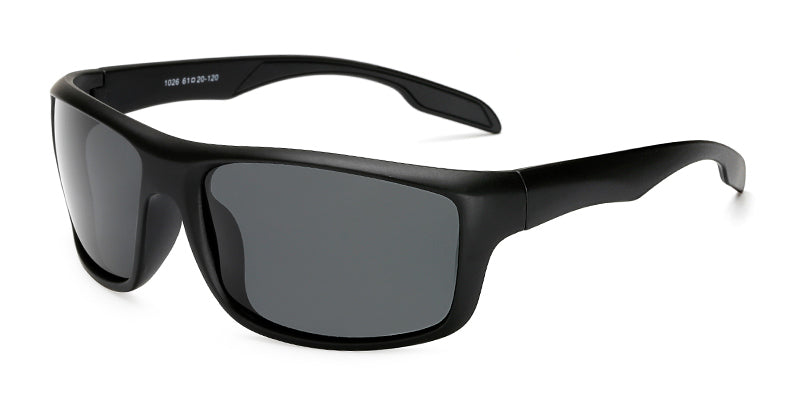 Men Classic Polarized Sunglasses Male Eyewear Driving Rectangle Mirror Sun Glasses 100% UV Protection Gafas By Long Keeper 1026