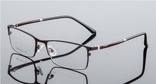 Load image into Gallery viewer, Men Eyeglasses Frame Pure Titanium Optical Glasses Prescription Spectacles Full Rim Eyewear Metal Frame Glasses Frame