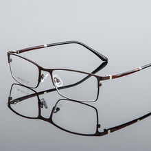 Load image into Gallery viewer, Men Eyeglasses Frame Pure Titanium Optical Glasses Prescription Spectacles Full Rim Eyewear Metal Frame Glasses Frame