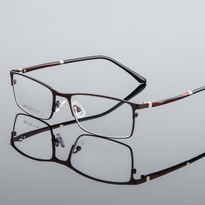 Men Eyeglasses Frame Pure Titanium Optical Glasses Prescription Spectacles Full Rim Eyewear Metal Frame Glasses Frame