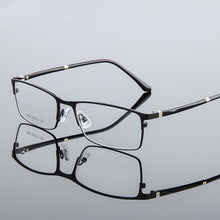 Load image into Gallery viewer, Men Eyeglasses Frame Pure Titanium Optical Glasses Prescription Spectacles Full Rim Eyewear Metal Frame Glasses Frame