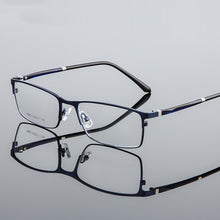 Load image into Gallery viewer, Men Eyeglasses Frame Pure Titanium Optical Glasses Prescription Spectacles Full Rim Eyewear Metal Frame Glasses Frame