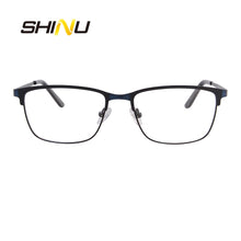 Carica l&#39;immagine nel visualizzatore di Gallery, Men Eyewear Frame Transparent Lenses Eyeglasses Optical Frame Prescription Reading Glasses Frame Plain Spectacles Gafas