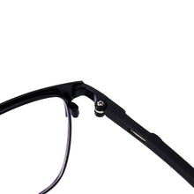 Carica l&#39;immagine nel visualizzatore di Gallery, Men Metal Square Full Rim Eyeglasses Frame With TR90 Temple For Optical Lenses Myopia Reading Lens