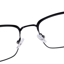 Carica l&#39;immagine nel visualizzatore di Gallery, Men Metal Square Full Rim Eyeglasses Frame With TR90 Temple For Optical Lenses Myopia Reading Lens