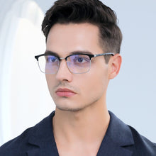 Carica l&#39;immagine nel visualizzatore di Gallery, Men Glasses Anti Blue Light Laser Fatigue Glasses Computer Goggles Optical Women Eyeglasses Frame For Male/Female 52023