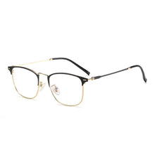 Carica l&#39;immagine nel visualizzatore di Gallery, Men Glasses Anti Blue Light Laser Fatigue Glasses Photochromic Lens Computer Goggles Optical Eyeglasses Frame for Men Women 9810