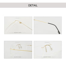Load image into Gallery viewer, Men Glasses Frames Rimless Eyeglasses Optical Brand Designer Prescription Titanium Alloy Light Handsome Business Eyewear Cheap