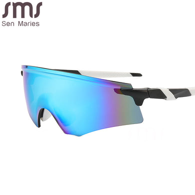 Men Goggles Sun Glasses Women One Piece Oversized Sports Sunglasses UV400 Driving Windproof Outdoor Mirror Colorful Eyewear