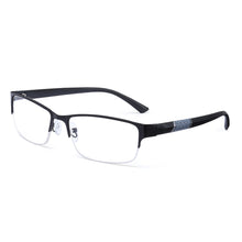 Load image into Gallery viewer, Men Half Frame Classic Simple Anti-Blue Light Eye Protection Ultra Light Glasses Business Reading Glasses