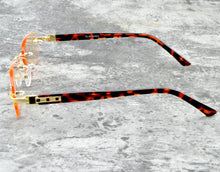 Load image into Gallery viewer, Men  Rimless Royal Ministers Diamond Reading Glasses +0.75 +1 +1.5 +1.75 +2 +2.25 +2.5 +2.75 +3 +3.5 +4 WITH CASE