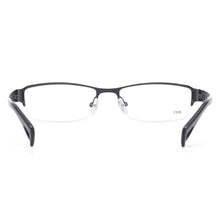 Load image into Gallery viewer, Men Metal Half Rim Prescription Eyeglass Frame Rectangular Spectacles For Optical Lenses Myopia Presbyopia Progressive