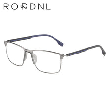Load image into Gallery viewer, Men Myopia Prescription Eyeglasses Frame Sport Style Optical Glasses Frame Male Rectangle Stainless Steel Spectacles Frame