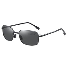 Load image into Gallery viewer, Men Photochromic Foldable Sunglasses with Polarized Lens Metal Frame Discolor Goggles Protection Anti-Fatigue Eyewear