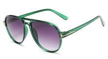 Load image into Gallery viewer, Men Pilot Sunglasses Black The Brand Oversized Driving Sun Glasses Male Retro Big Frame Double Bridge Driving Glasses Shade