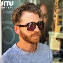 Load image into Gallery viewer, Men Pilot Sunglasses  Brand Designer Steampunk Sun Glasses Men UV400 Driving Shades Women Punk Eyewear Retro Male Oculos
