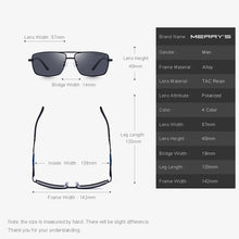 Load image into Gallery viewer, Men Polarized Rectangle Sunglasses For Driving Fishing UV400 Protection S&#39;8159