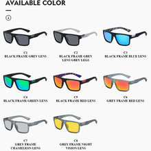 Load image into Gallery viewer, Men Polarized Sunglasses Brand Design Men Coating Mirror Square Driving Sun Glasses UV400 Shades