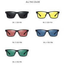 Load image into Gallery viewer, Men Polarized Sunglasses Gangster Black Dark Lens Flat Top Biker TR90 Glasses