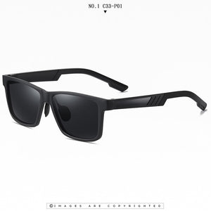 Men Polarized Sunglasses Gangster Black Dark Lens Flat Top Biker TR90 Glasses