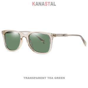 Men Polarized Sunglasses UV400 TR90 Pin Square Frame Sunshade Eyewear Outdoor Sport Traveling Driving Sun Glasses Women Fashion