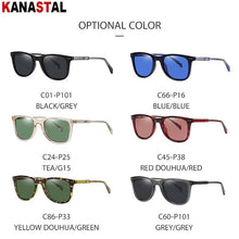 Load image into Gallery viewer, Men Polarized Sunglasses UV400 TR90 Pin Square Frame Sunshade Eyewear Outdoor Sport Traveling Driving Sun Glasses Women Fashion