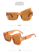 Load image into Gallery viewer, Men Punk Sunglasses  Brand Designer Steampunk Geometry Sun Glasses Women UV400 Driving Shades Unique Personality Eyewear