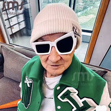 Load image into Gallery viewer, Men Punk Sunglasses  Brand Designer Steampunk Geometry Sun Glasses Women UV400 Driving Shades Unique Personality Eyewear