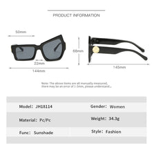Load image into Gallery viewer, Men Punk Sunglasses  Brand Designer Steampunk Geometry Sun Glasses Women UV400 Driving Shades Unique Personality Eyewear